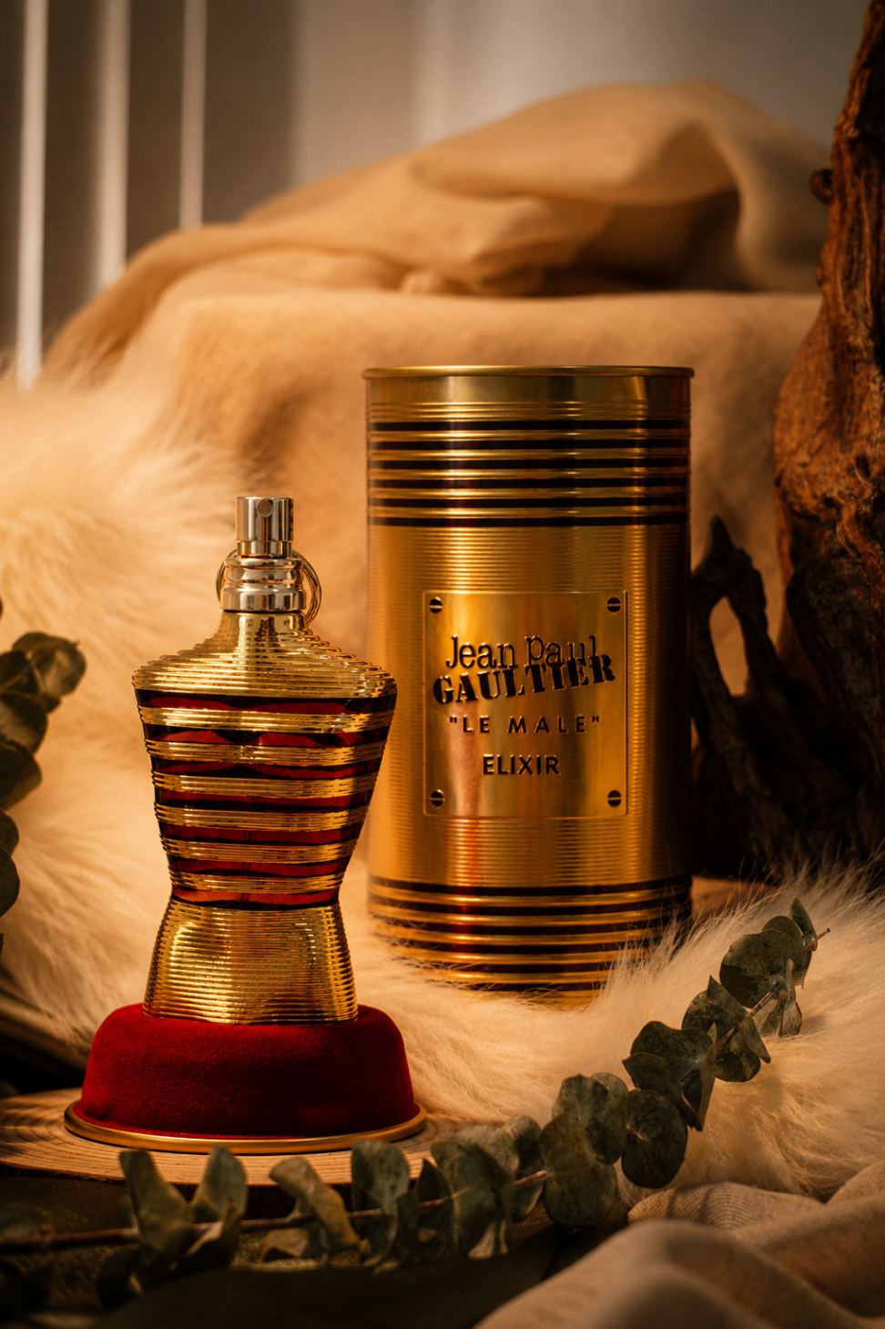 Le Male Elixir fragrance bottle